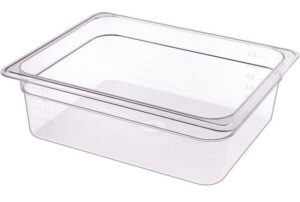 Гастроемкость RESTOLA GN 1/2-100 поликарбонат, прозрачная 6,13 л артикул 422110701