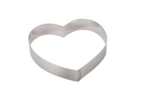Кольцо кондитерское De Buyer Сердце D 140 мм, H 40 мм, L 161 мм, B 120 мм артикул 3077.14