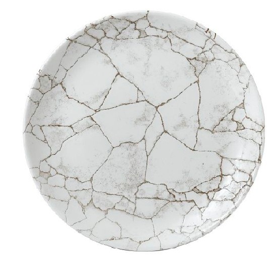 Тарелка CHURCHILL Kintsugi Agate Grey D 260 мм артикул KTAGEV101