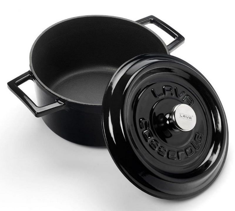Кастрюля LAVA TRENDY SERIES 2,82 л, D 200 мм, H 115 черная артикул LV Y TC 20 K2 BL