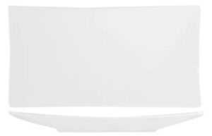 Блюдо KunstWerk Paula белое L 330 мм, B 160 мм, H 28 мм артикул A6664