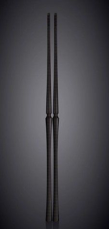 Палочки Wilmax Diva матово-черные L 230 мм (на блистере) артикул WL-999590/2B