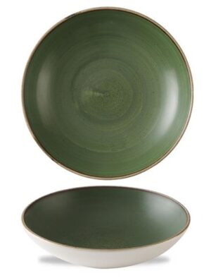 Тарелка CHURCHILL Stonecast Sorrel Green 1130 мл, D 248 мм артикул SSRSEVB91