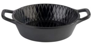 Соусник черный APS Mini 70 мл, D 85 мм, H 25 мм, L 115 мм артикул 84778