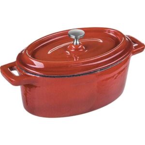 Кастрюля Daming с крышкой красн.,450 мл. артикул DM-1711OC