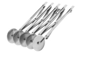 Нож роликовый для теста Paderno L 220 мм, H 55 мм 5 лезвий артикул 47820-05