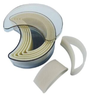 Резак кондитерский "Полумесяц" De Buyer H 35 мм (набор 6 шт: 85 мм/93 мм/100 мм/108 мм/115 мм/125 мм) артикул 4304.20