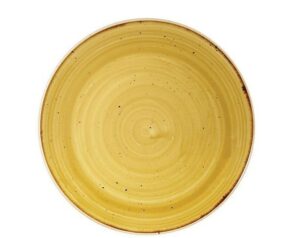 Тарелка CHURCHILL Stonecast Mustard Seed Yellow D 217 мм артикул SMSSEVP81
