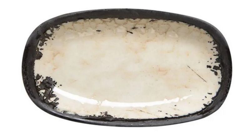 Тарелка Rinart Valencia Vega L 255 мм, B 130 мм артикул VLC25OKT-VEGA