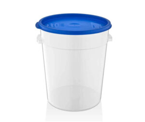 Контейнер для хранения продуктов Gastroplast 20,82 л, D 310 мм, H 375 мм, прозрачный, без крышки (крышка 76740, 76739, 76738, 76741) артикул 76725