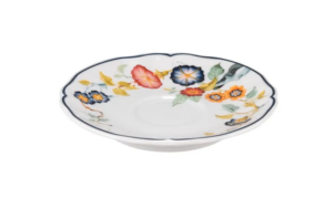 Блюдце Le CoQ Florentius D 150 мм, H 20 мм (для чашки LFLO032BL154020) белый, синий артикул LFLO032BL155150