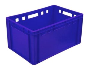 Ящик для мяса Noname 61 л, L 600 мм, B 400 мм, H 300 мм синий (крышка арт: 65079, 55801) Е3 артикул 39197