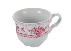 Чашка кофейная Le CoQ Neos Anthiros 100 мл, D 90/70 мм, H 50 мм, белый, розовый артикул LNAN032PO151010