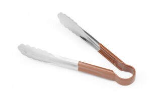 Щипцы сервировочные Hendi HACCP 171929 коричневые, L 250 мм артикул 171929