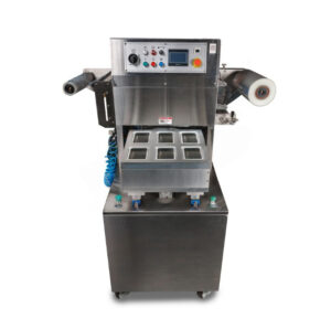 Запайщик лотков Hualian Machinery HVT-550M/6 (нерж.) (6 лотков,187*137*(18-120))