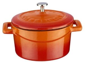 Кокотница LAVA FOLK SERIES 0,35 л, D 100 мм, H 70 мм оранжевая артикул LV Y TC 10 K1 O