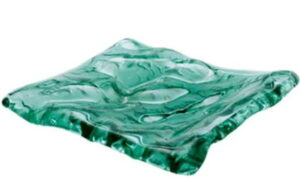 Блюдо PORDAMSA Mar зеленое L 150 мм, B 140 мм артикул XGLAS-1512V