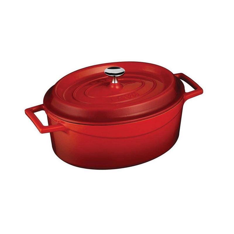 Кастрюля LAVA TRENDY SERIES 3,91 л, L 340 мм, B 210 мм, H 120 мм красная артикул LV O TC 27 K2 R
