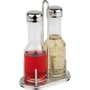 Набор масло/уксус APS стекло, металл, прозр., 250 мл, D 148, H 225, B 87 мм артикул 40440