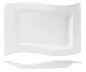 Блюдо KunstWerk Paula белое L 270 мм, B 180 мм, H 25 мм артикул A2011