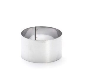 Кольцо кондитерское De Buyer D 80 мм, H 45 мм артикул 3989.08