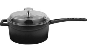 Сотейник LAVA 1,35 л. d 160 мм черный чугун LV Y SOS 16 K3 BL артикул LV Y SOS 16 K3 BL