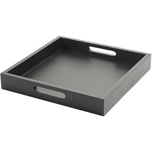 Поднос Serax H60 мм, 400х400 мм сервировочный цвет черный артикул B7210065