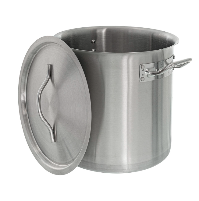 Кастрюля Foodatlas 17 л, D 280 мм, H 280 мм, c крышкой артикул ЦБ000000846