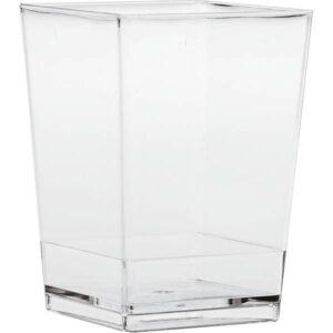 Фуршетный стакан одноразовый Paderno 100 мл, H 70 мм, L 50 мм, B 50 мм, полистирол (100 шт) артикул 48351-02