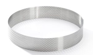 Кольцо кондитерское De Buyer D 185 мм, H 35 мм перф, разъемное артикул 3098.07