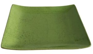 Блюдо для суши KunstWerk зеленое L 210 мм, B 165 мм артикул A21332W62T93