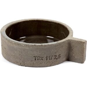 Чашка Serax FCK D110 мм, H30 мм, ручка 30 мм цвет серый чайная артикул B4916509