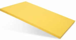 Доска разделочная EKSI 600х400х18 желтая пластик артикул 600х400 желтая