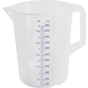 Мерный кувшин Paderno 5000 мл, D 190 мм, H 240 мм артикул 47606-50