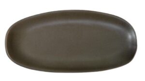 Блюдо Corone Luminare L 235 мм, B 110 мм серое артикул фк1906