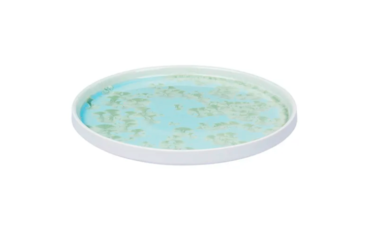 Тарелка Royal Charm Frost D 210 мм, H 19 мм, с бортом, зеленый артикул ZH004-Y191/G