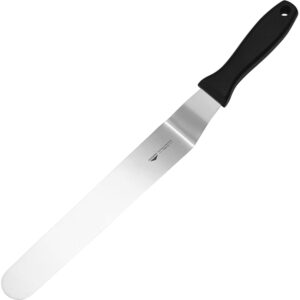 Лопатка кулинарная изогнутая Paderno L 430/300 мм, B 43 мм, черный артикул 18518-30