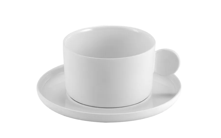 Кофейная пара Le CoQ Aphros 100 мл, D 40 мм, L 80 мм, B 60 мм, H 59 мм, белый артикул LAPH028BI150010