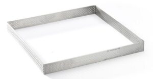 Кольцо кондитерское De Buyer VALRHONA L 200 мм, B 200 мм, H 20 мм перф. артикул 3099.22