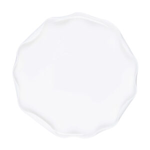 Тарелка Royal Charm Wave D 180 мм, H 12 мм, с бортом, фарфор, белый артикул 3015734 / ZH462-Y150