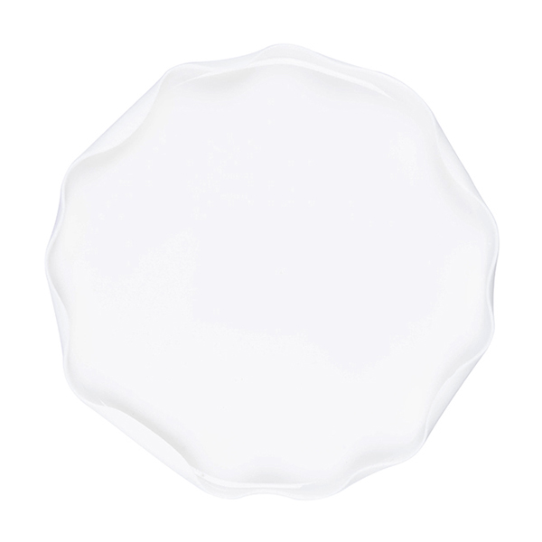 Тарелка Royal Charm Wave D 180 мм, H 12 мм, с бортом, фарфор, белый артикул 3015734 / ZH462-Y150