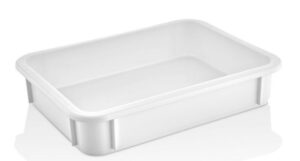 Контейнер для теста Gastroplast GPHPE-75/2 300х400х75 мм, полиэтилен, белый артикул 76804