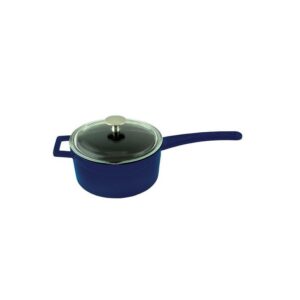 Сотейник LAVA 1,35 л, d160 мм чугун крышка стеклянная цвет голубой артикул LV Y SOS 16 K3 B