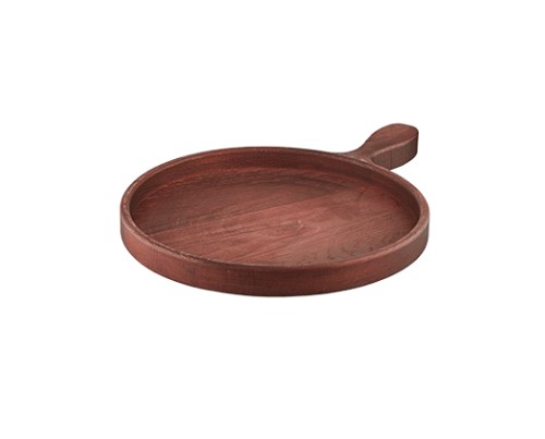 Доска для подачи PPwood D 250 мм, H 25 мм, дуб, махагон артикул Q129S-06M