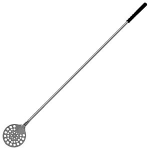 Лопата для пиццы ZIO PEPE, D 200, L 1700мм, перфорированная сталь нержавеющая, резина, металлический, черный