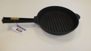 Сковорода-гриль Fackelmann с дерев. ручкой (индукция) d 260 мм. h 40 мм. артикул 75714