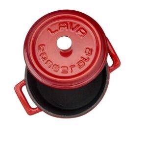 Кокотница LAVA TRENDY SERIES 0,35 л, D 100 мм, H 70 мм красная артикул LV Y TC 10 K2 R