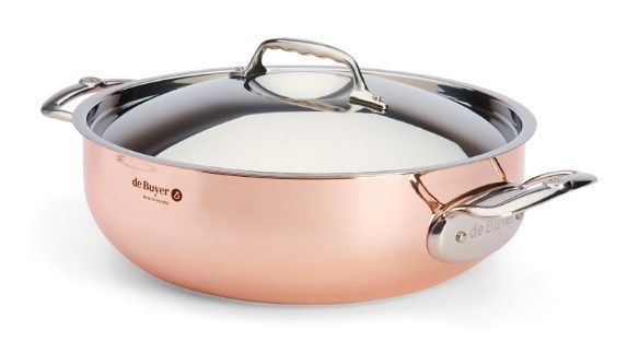Кастрюля De Buyer Prima Matera 4,9 л, D 280 мм, H 100 мм артикул 6232.28