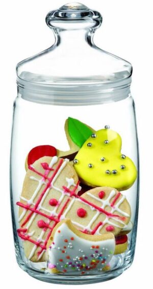 Банка для сыпучих продуктов PASABAHCE Cesni 1100 мл, D 94 мм, H 163 мм артикул 97425/b