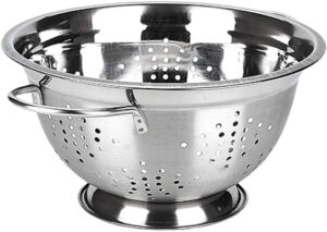 Дуршлаг MVQ COIN34 на подставке с ручками 340 мм нерж сталь артикул E5745